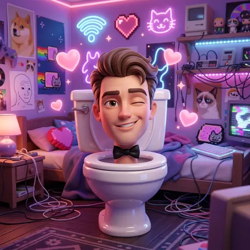 Flirty Skibidi Toilet Rizz Ohio Pick-Up Lines